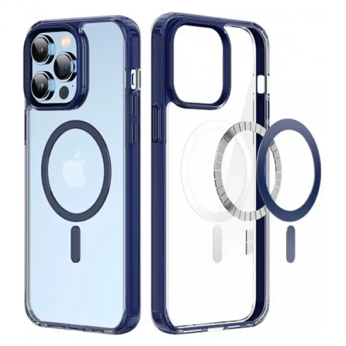 Dux Ducis Clin Mag Series iPhone 14 Pro Max 6.7 Magsafe Uyumlu Manyetik Silikon Kılıf-(5775)