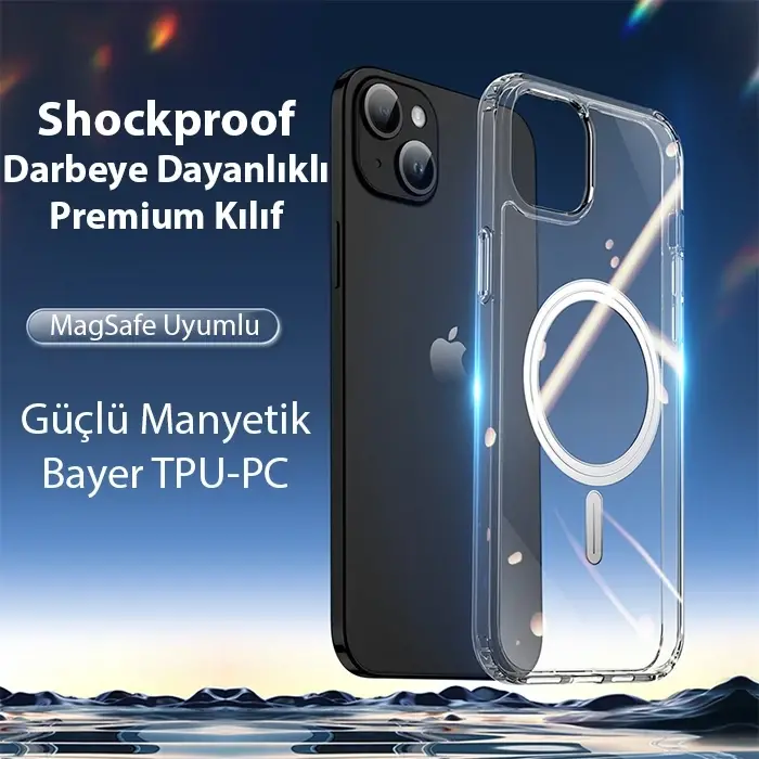 Dux Ducis Clin Mag Series iPhone 15 Plus Magsafe Uyumlu Manyetik Silikon Kılıf-(5775)