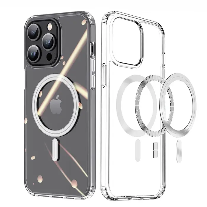 Dux Ducis Clin Mag Series iPhone 15 Pro Magsafe Uyumlu Manyetik Silikon Kılıf-(5775)