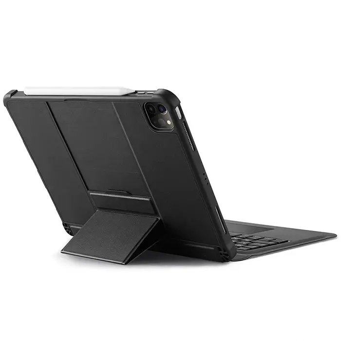 Dux Ducis iPad Pro 12.9 2022/2021/2020 SK Series Kablosuz Bluetooth Klavye Touchpad Kılıf-(5775)