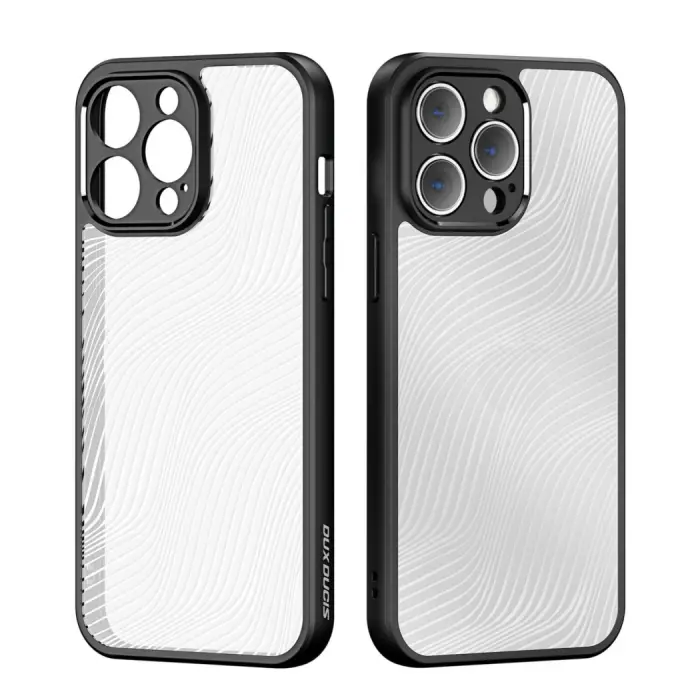 Dux Ducis iPhone 12 Pro Max Aimo Series Premium Buzlu Sert PC-TPU Kılıf-(5775)