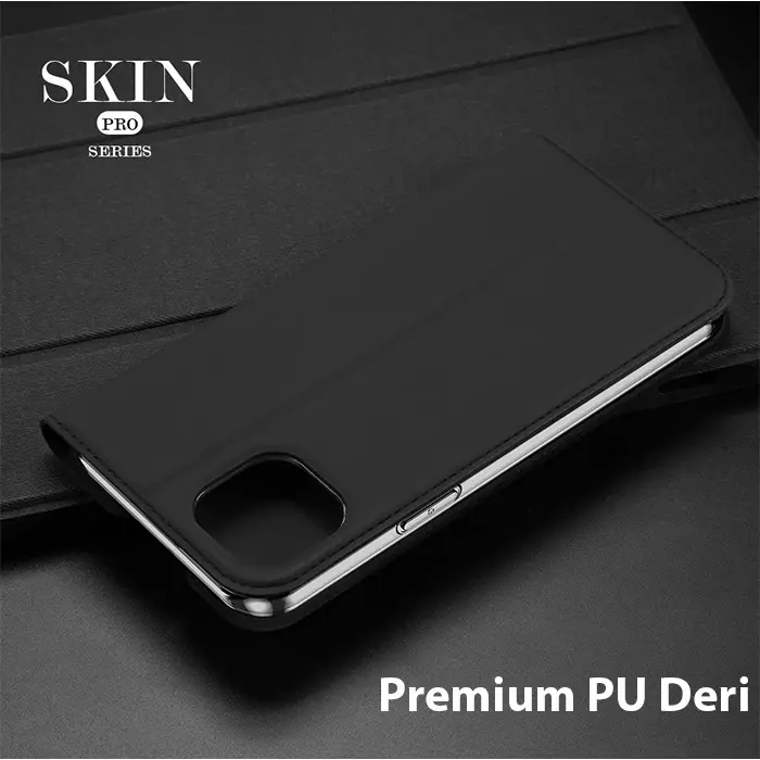 Dux Ducis iPhone 14 Plus 6.7 Kılıf Skin Pro Series Flip Cover Kapaklı Kılıf-(5775)