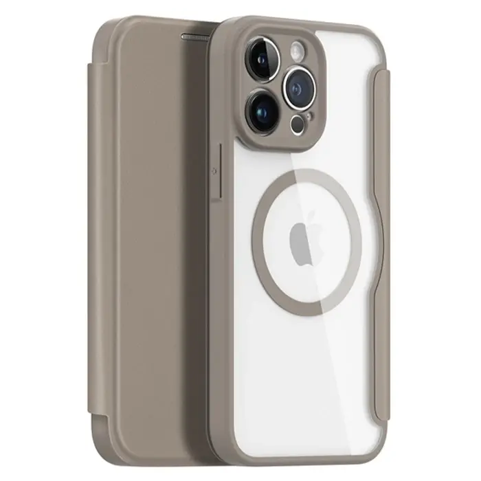 Dux Ducis iPhone 14 Pro 6.1 Kılıf Skin X Pro Series MagSafe Kapaklı Kılıf Folio Case-(5775)
