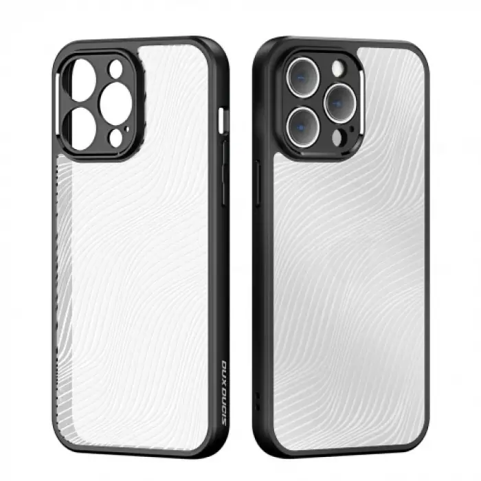 Dux Ducis iPhone 14 Pro Aimo Series Premium Buzlu Sert PC-TPU Kılıf-(5775)