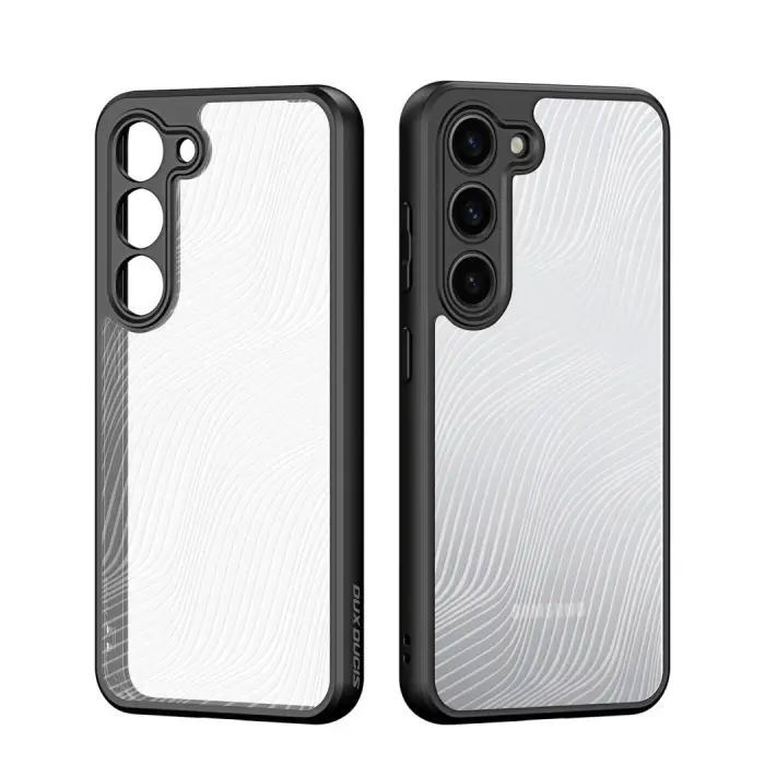 Dux Ducis SM Galaxy S23 Plus Aimo Series Premium Buzlu Sert PC-TPU Kılıf-(5775)