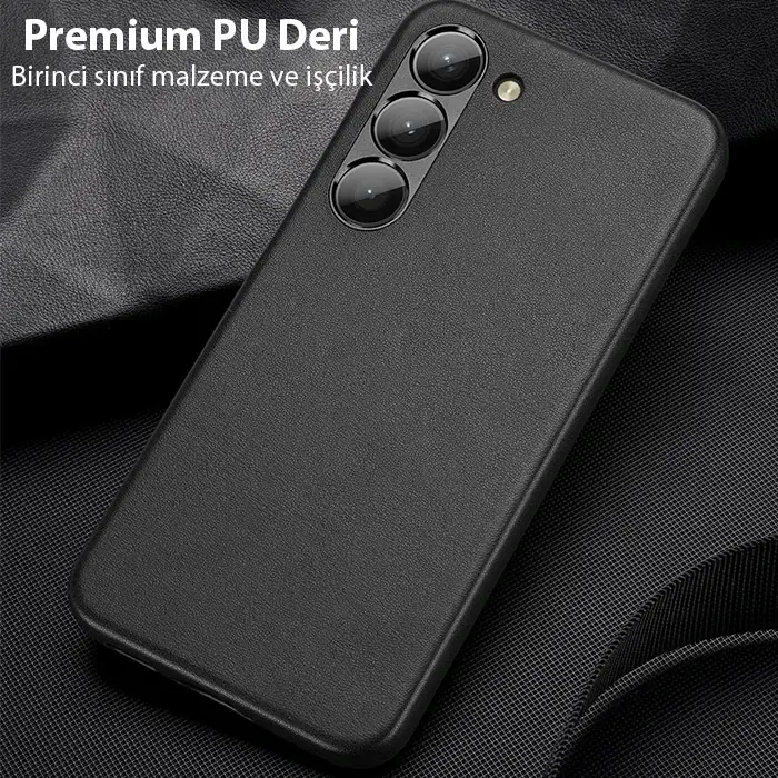 Dux Ducis SM Galaxy S23 Plus Grit Series PU Premium Kılıf-(5775)