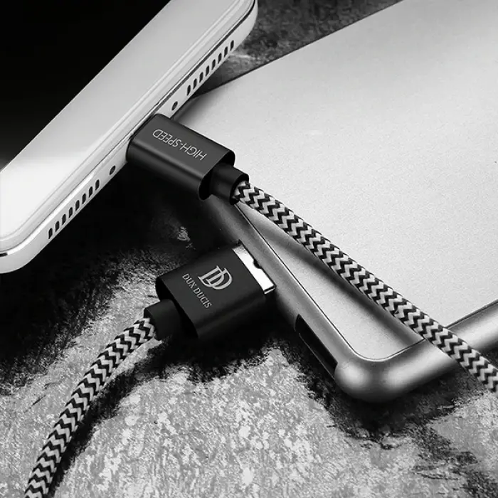 DUX DUCIS Usb Type C Kopmaz Yırtılmaz Usb kablo Hızlı Şarj 1 metre-(5775)