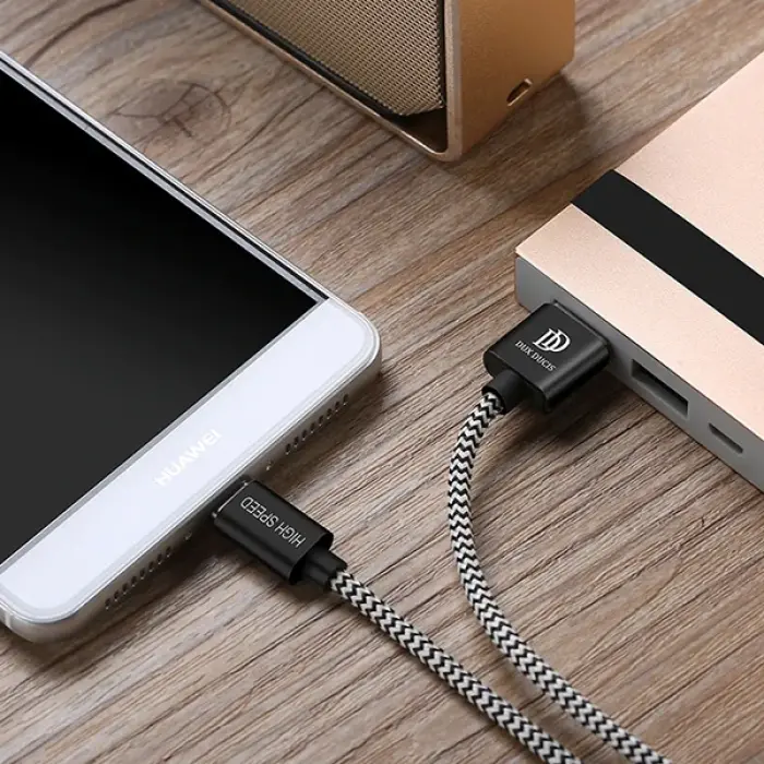 DUX DUCIS Usb Type C Kopmaz Yırtılmaz Usb kablo Hızlı Şarj 1 metre-(5775)