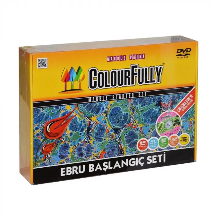 Ebru Sanatı Başlangıç Seti Eğitici Dvdli