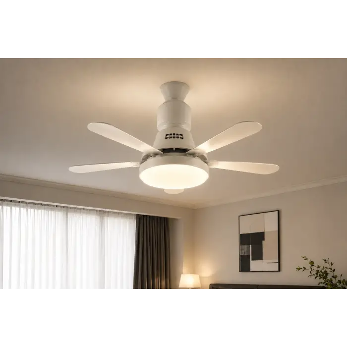 Eco Lounge 1 adet TRION TRN 1300 Nefes 50W Ledli Tavan Vantilatörü Kumandalı 3 Renk E27 Duy