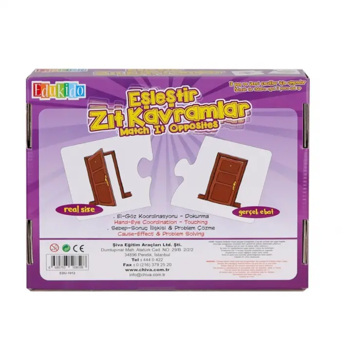 EDU-1012 Eşleştir Zıt Kavramlar -Chiva