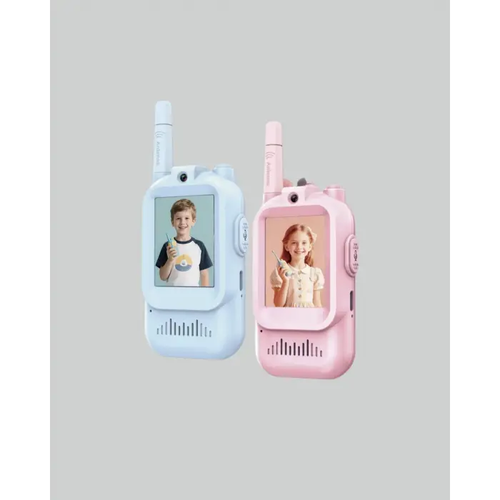 Ekranlı Walkie Talkie Oyuncağı Ses ve Görüntü Destekli
