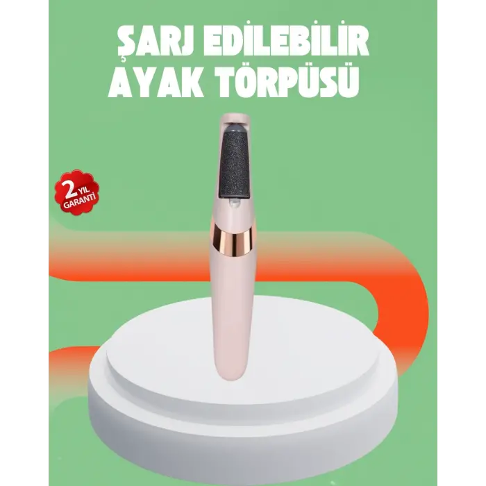 Elektrikli Ayak Törpüsü USB Şarjlı Nasır ve Kallus Giderici