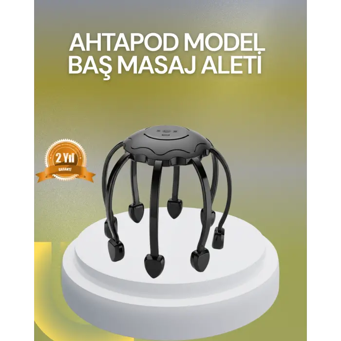 Elektrikli Kafa Masaj Aleti Çok Noktalı 360 Derece Kapsama
