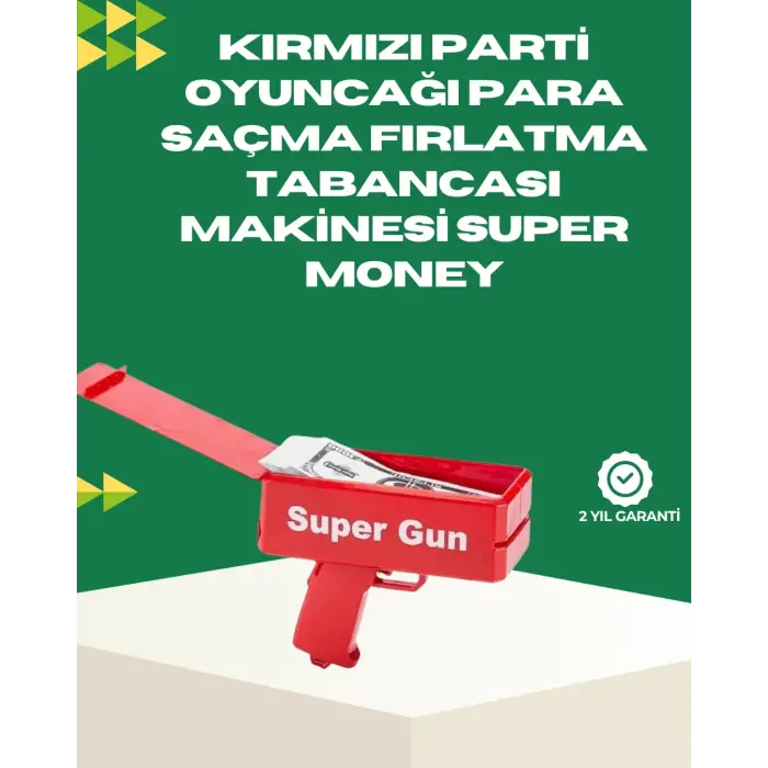 Elektrikli Money Gun Oyuncak Parti Tabancası