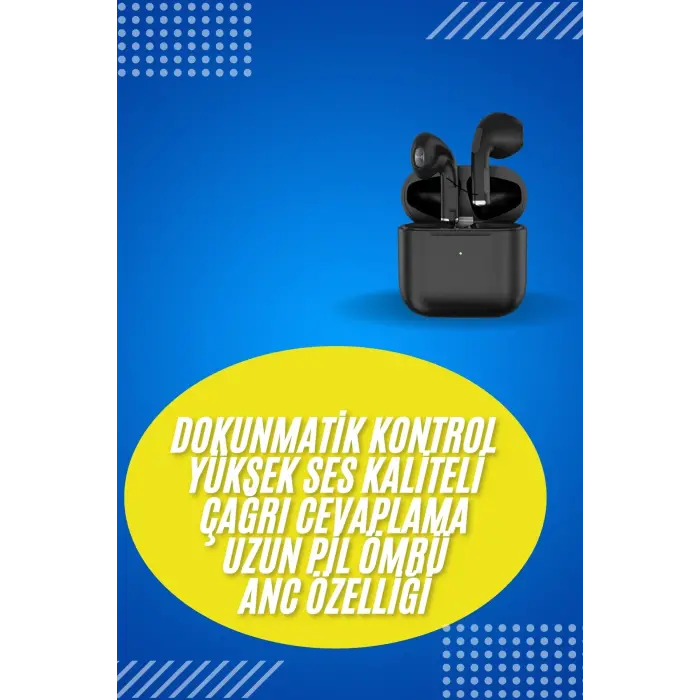 En Çok Tercih Edilen Bluetooth Kulaklık Mikrofonlu Silikonsuz Dokunmatik Kontrol