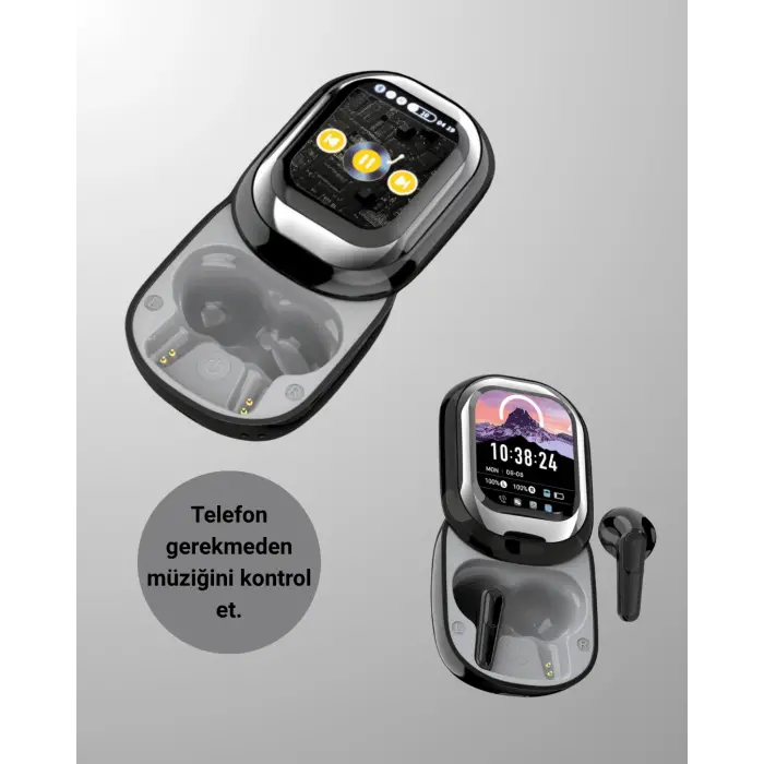 ENC Destekli Bluetooth 5.4 Kulaklık – EQ Ayarlı, Akıllı Kutulu