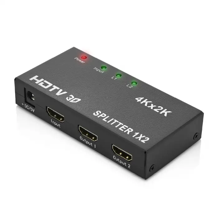 ENKADO EKD-HS12 HDMI Çoklayıcı 1Giriş 2Çıkış (1PC-2Monitör)(1923)