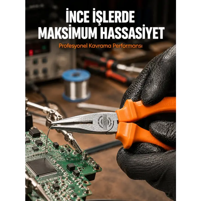 Ergonomik Saplı Profesyonel Kargaburun Dayanıklı Dövme Çelik Gövde