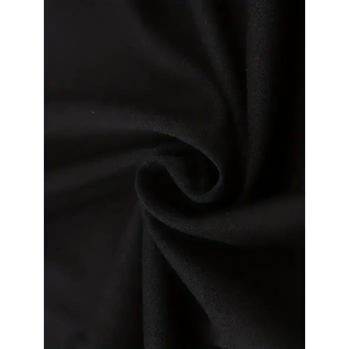 Erkek ANIMAL Baskılı Tişört Bisiklet YakaYazlık T-shirt - Siyah