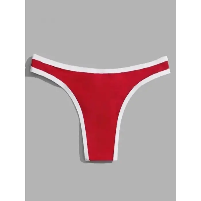 Erkek Biyeli Kırmızı Brazillian Slip