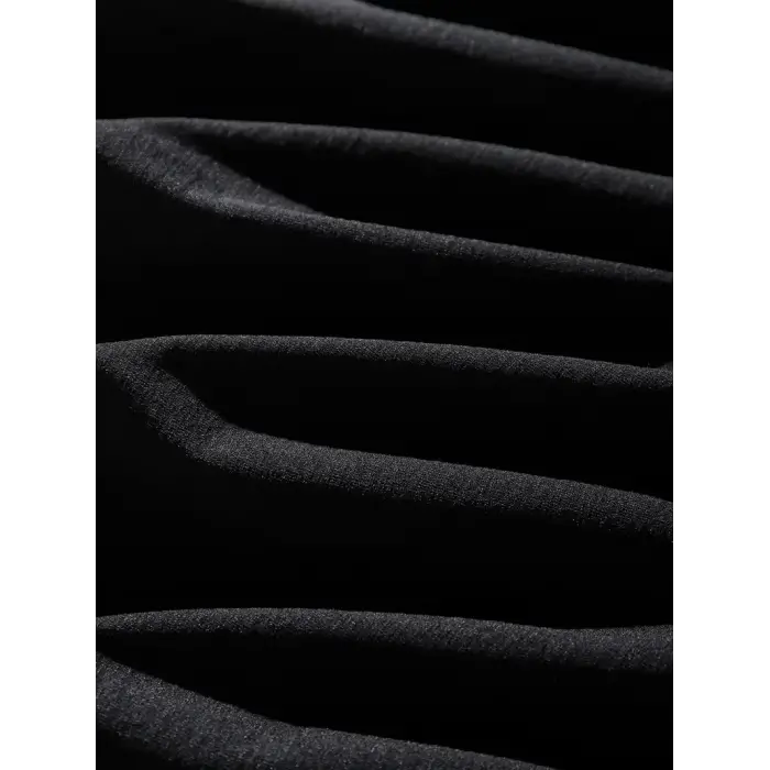 Erkek Tişört Dağ Grafikli Kısa kollu Yazlık T-shirt - Siyah