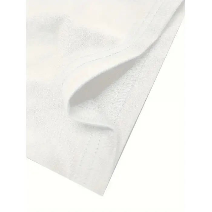 ERKEK T-Shirt  No Risk No Story Baskılı Bisiklet Yaka Tişört - Beyaz