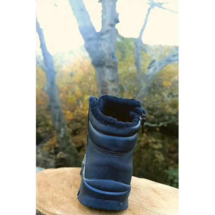 Erkek Outdoor Bot Yünlü Kahve Siyah Renk