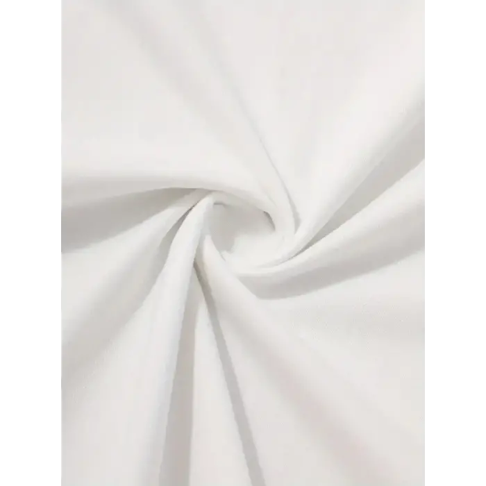Erkek Tişört Palmiye Baskılı Bisiklet Yaka Kısa Kol T-Shirt - Beyaz