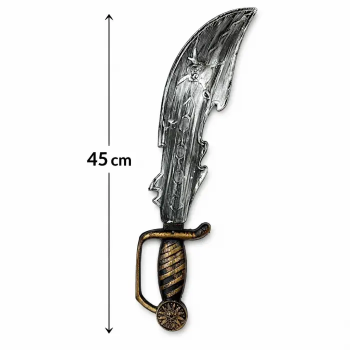 Eskitme Detaylı Plastik Korsan ı 45 cm