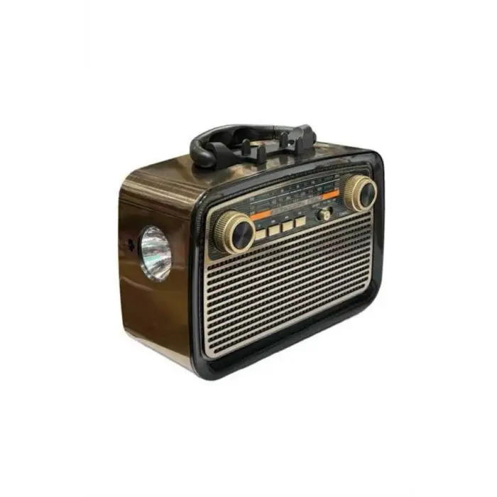 Eskitme Nostalji Tasarımlı Bluetoothlu Nostalji Radyo Ahşap Nostaljik Görünümlü