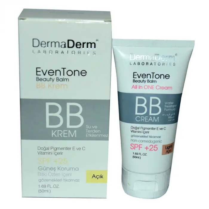 EvenTone BB  Açık Ton Vitaminli Spf+25 Güneş Koruma  Özlü 50 ML