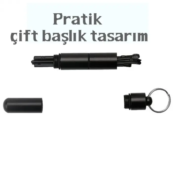 EZERE 6 Parça Spiral Kulak Temizleme Seti- Paslanmaz Çelik Temizleme Seti-(5775)