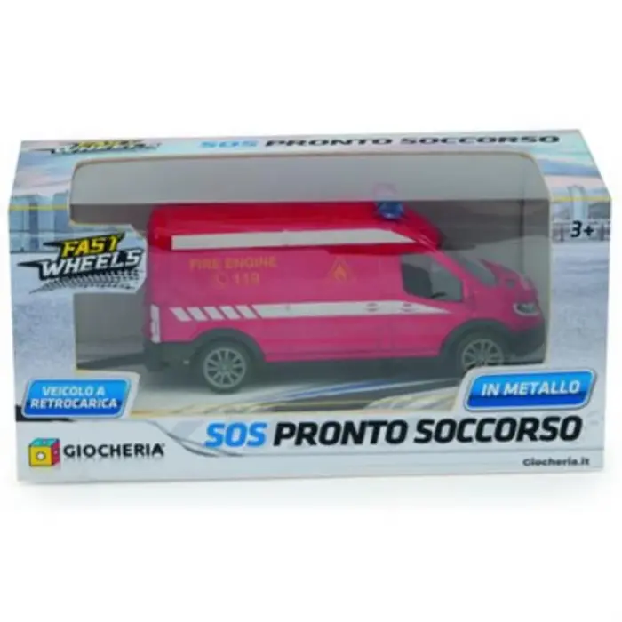 Fast Wheels Metal Acil Yardım Arabası
