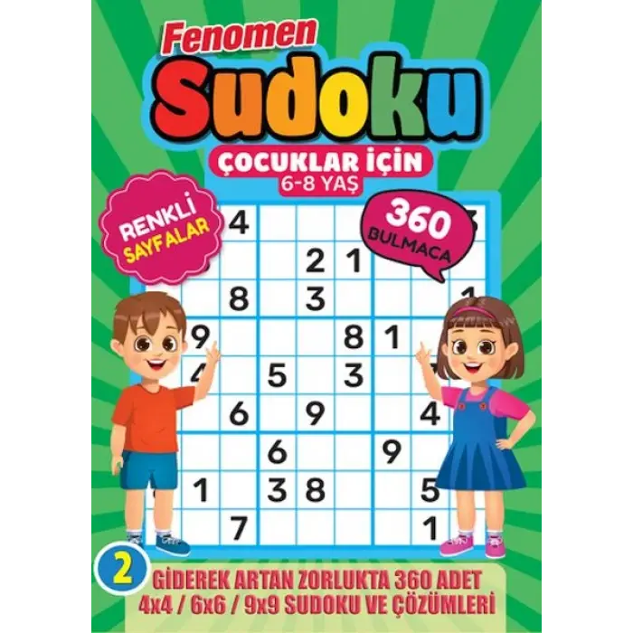 Fenomen Çuklar İçin Sudoku 6-8 Yaş -2