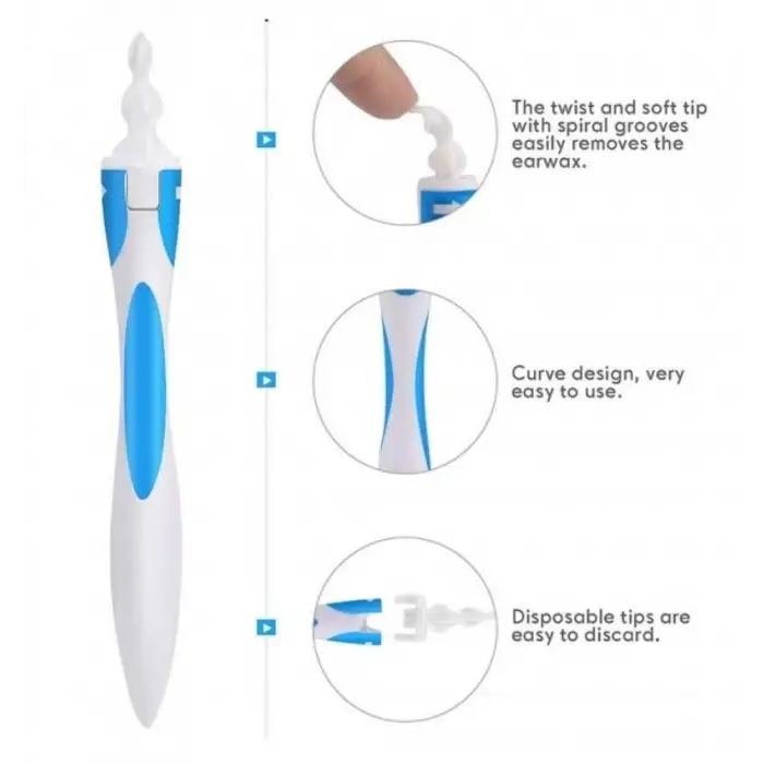 Find Back Pratik Kulak Temizleme Aparatı Silikon Kit Ear Claning