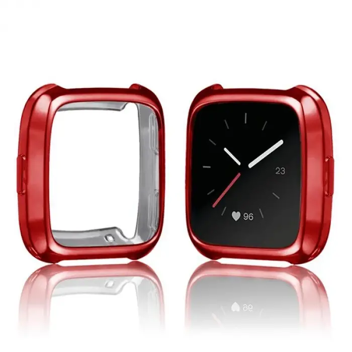 Fitbit Versa Ultra İnce Yumuşak Tpu Silikon Kılıf-(5775)