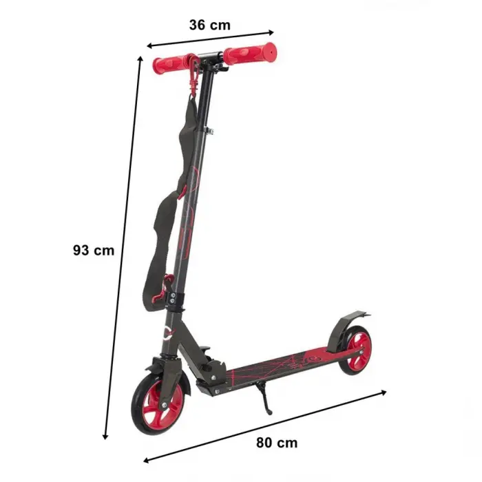 Flexi 2 Tekerlekli Scooter Kırmızı