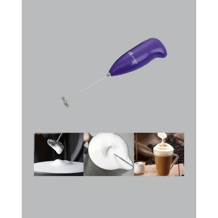 Frappe ve Cappuccino Maker – Taşınabilir Pilli Köpürtücü Mikser
