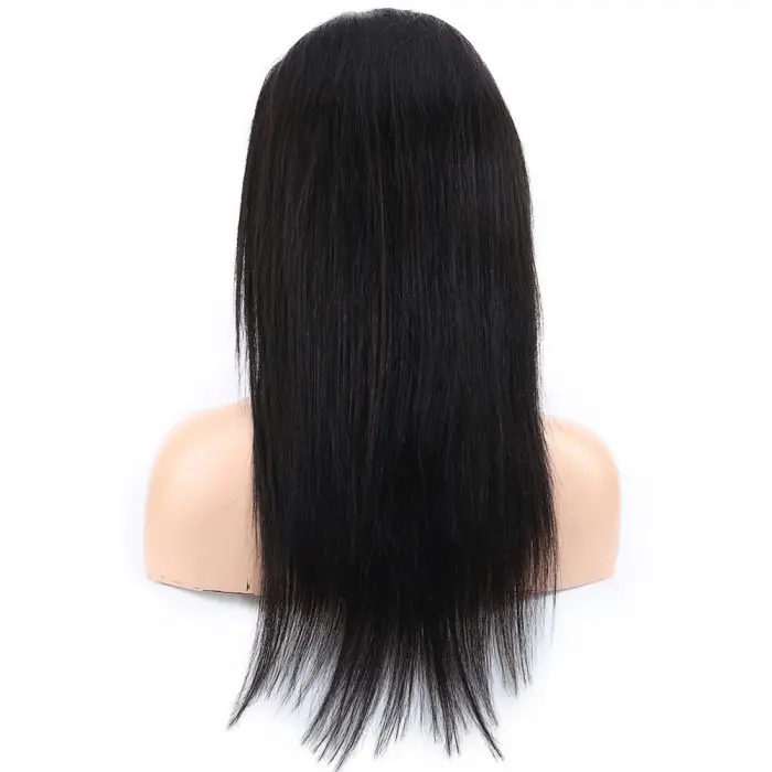 Front Lace Gerçek Tül Peruk Düz / Doğal / 55/60cm