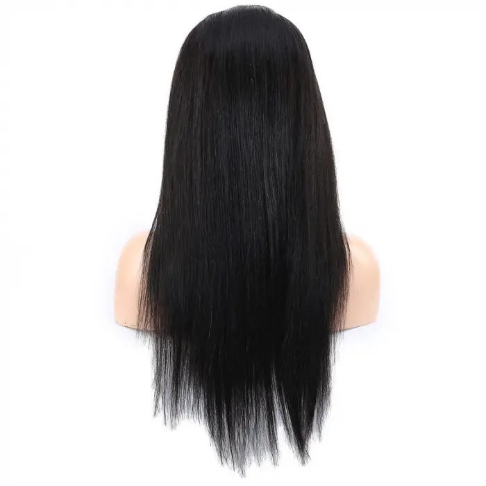 Front Lace Gerçek Tül Peruk Düz / Doğal / 60/65cm