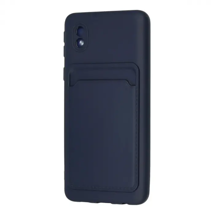 Galaxy A01 Core Kılıf Kelvin Kartvizitli  - Lacivert