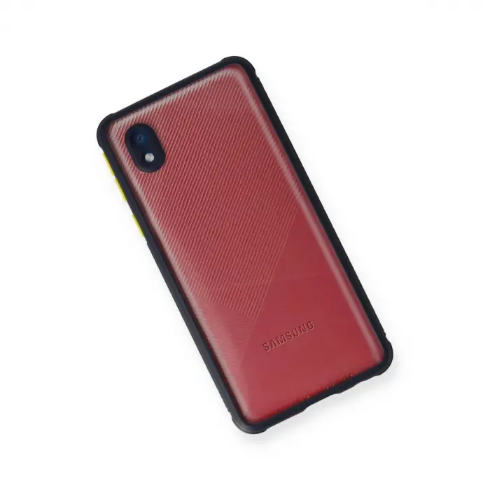 Galaxy A01 Core Kılıf Miami Şeffaf  - Lacivert