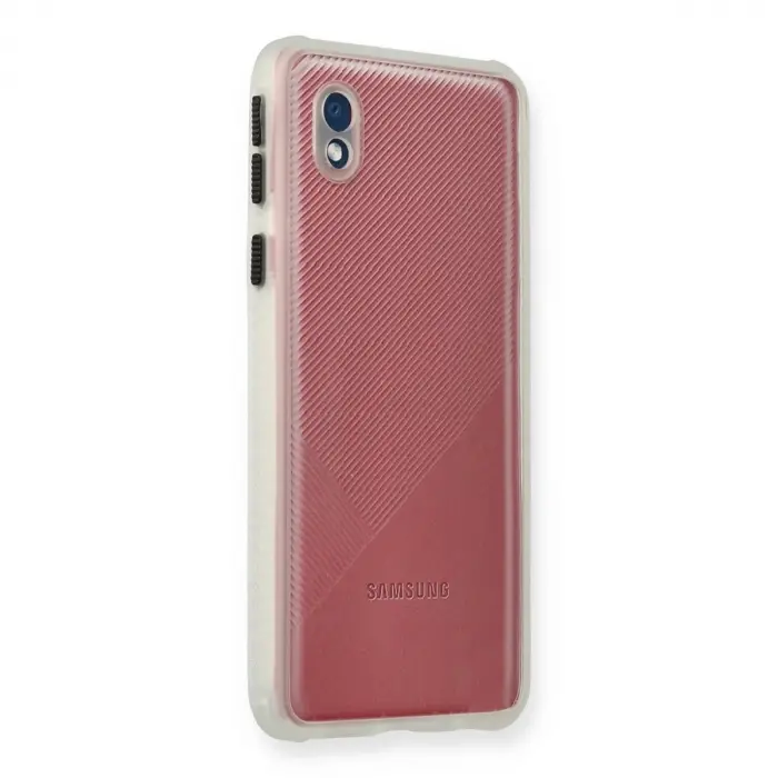 Galaxy A01 Core Kılıf Miami Şeffaf  - Şeffaf