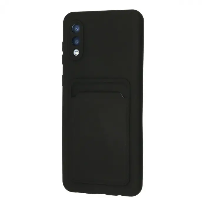 Galaxy A02 Kılıf Kelvin Kartvizitli  - Siyah