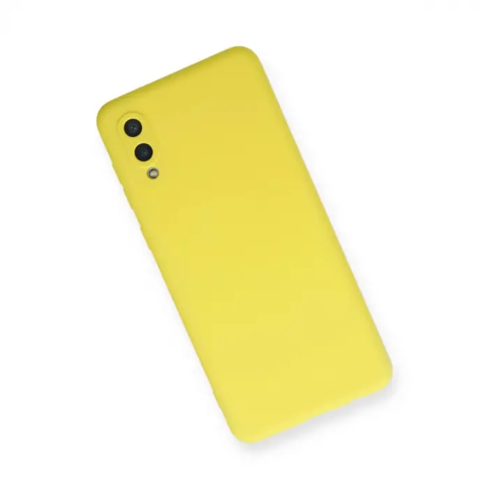 Galaxy A02 Kılıf Nano İçi Kadife  - Sarı