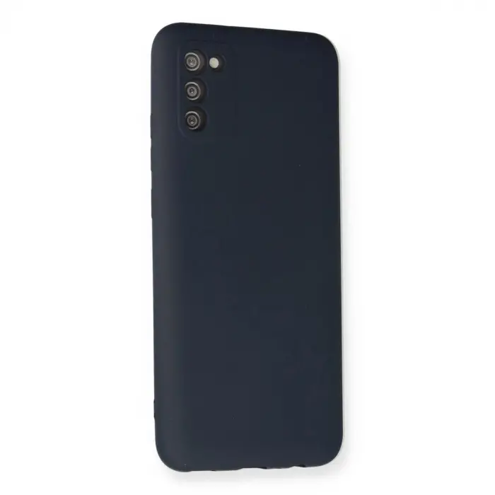 Galaxy A02s Kılıf Nano İçi Kadife  - Lacivert