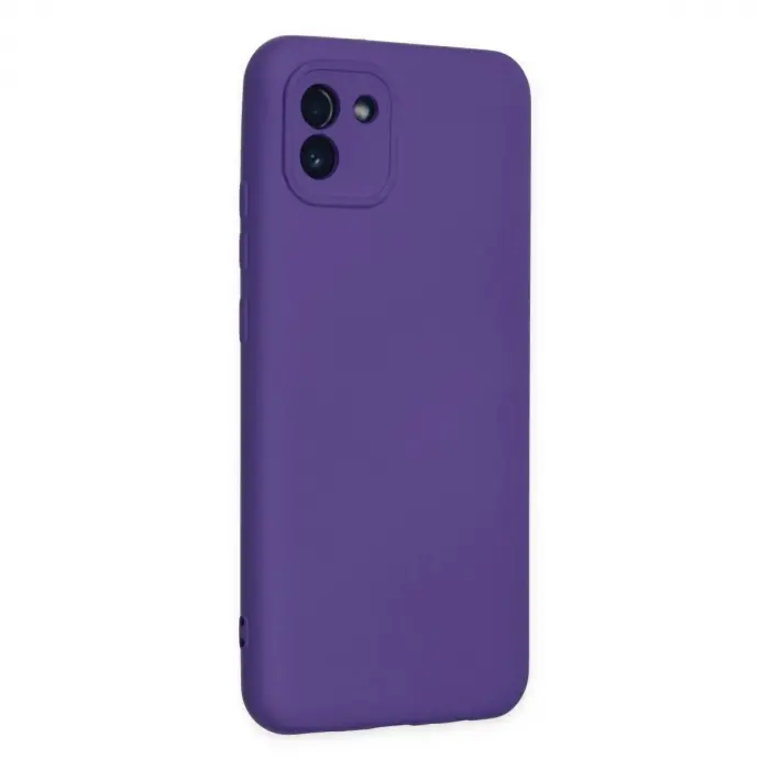 Galaxy A03 Kılıf Nano İçi Kadife  - Mor