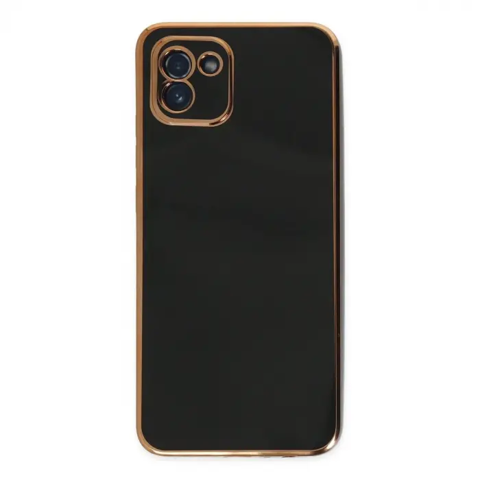 Galaxy A03 Kılıf Volet  - Siyah