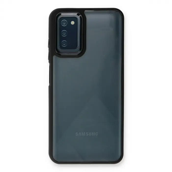 Galaxy A03s Kılıf Dora Kapak - Siyah